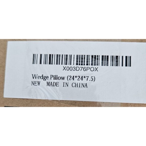 CozyMaker Memory Foam Bed Wedge Pillow 24 x 24 x 7.5" For Sleeping & Leg Support - Picture 10 of 11